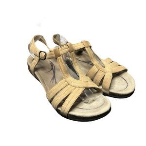 Abeo Brown Leather Bio System Bara Sandals Tan Women’s Size 8.5​ Strappy Comfort